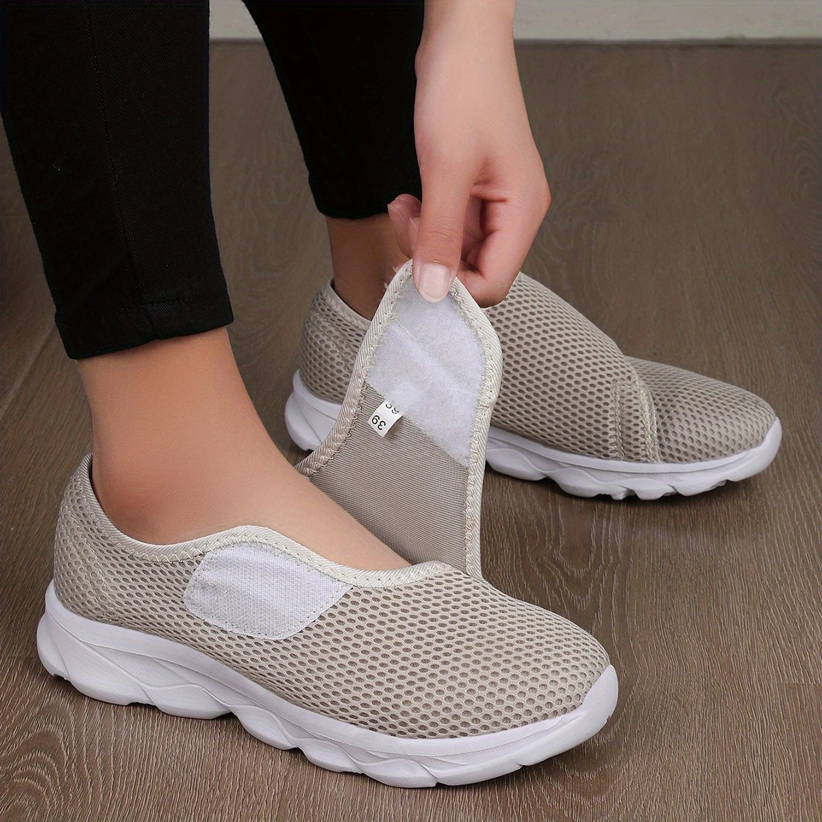 Adjustable Strap Walking Sneakers