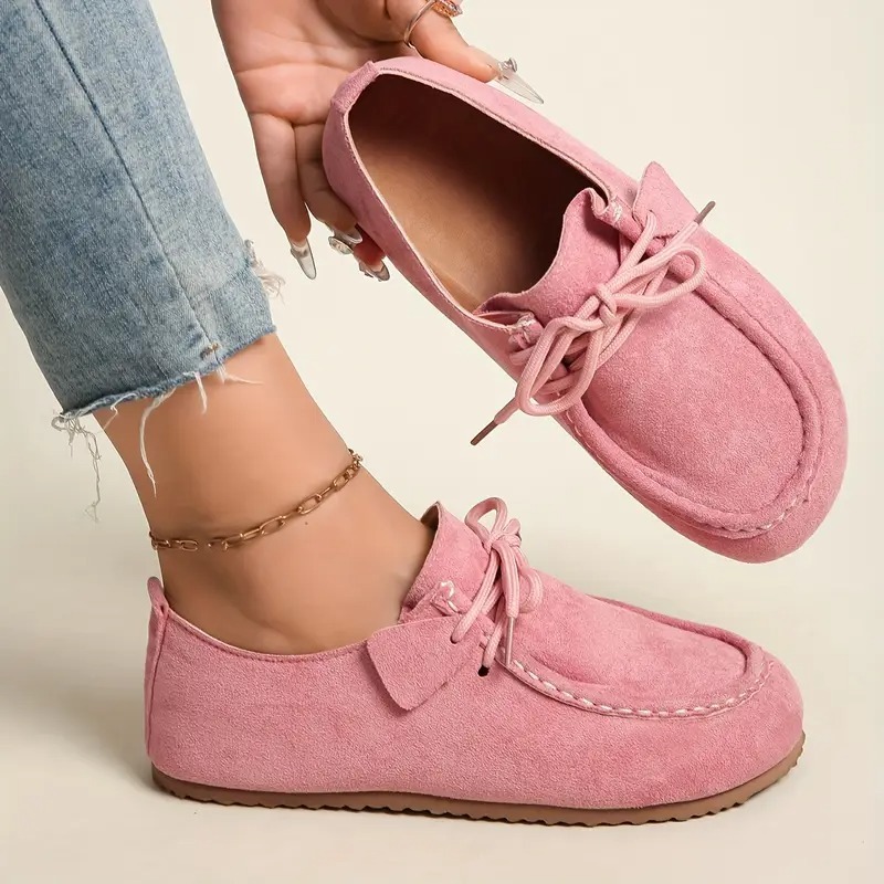 Women's Soft Lace-Up Loafers