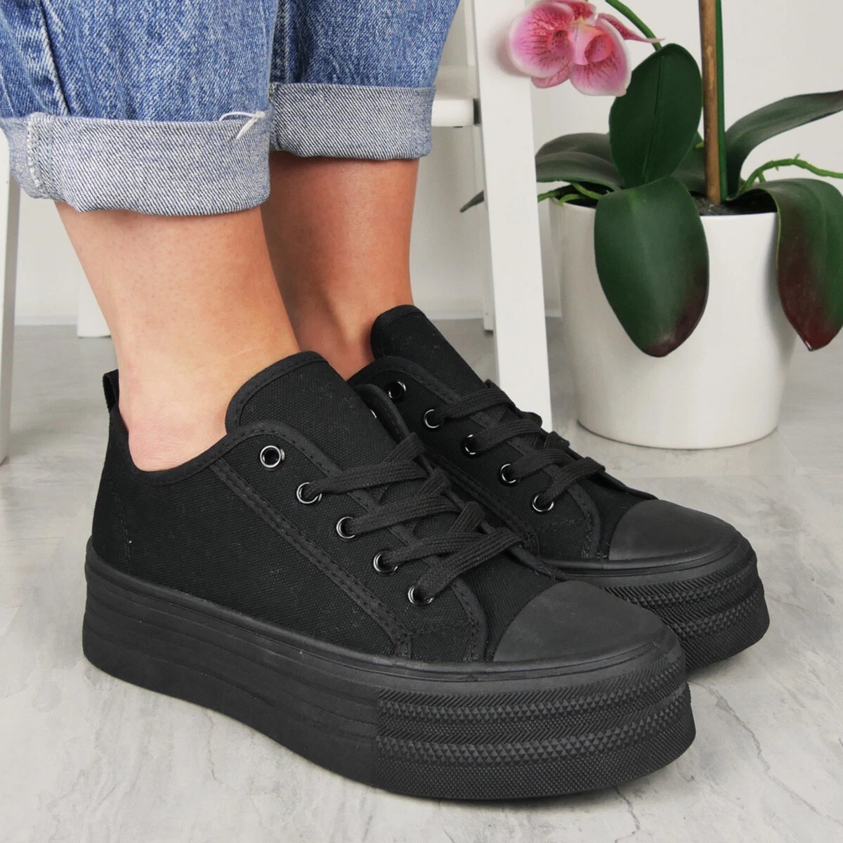 Women's Platform High Heel Gym Pumps