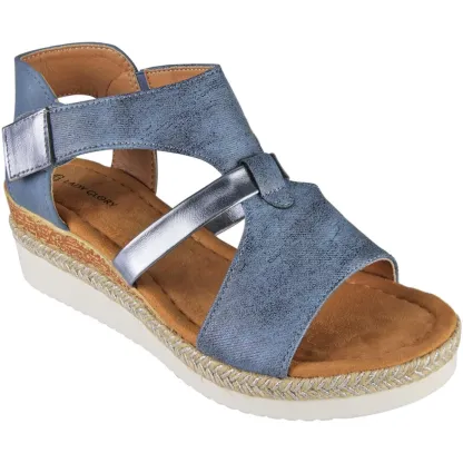 Women's Suede Comfort Wedge Sandals