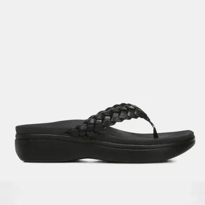Women's Braided Platform Flip-Flops