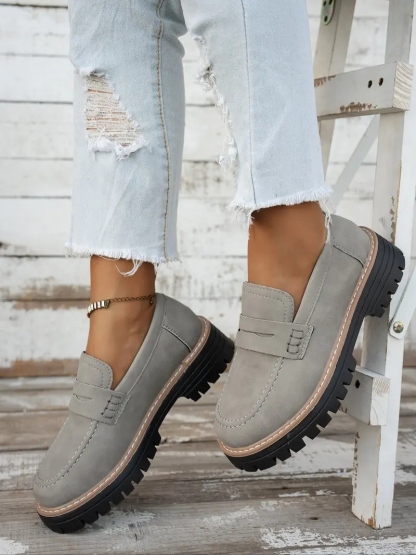Women's Thick Sole Modern Loafers