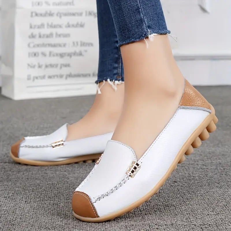 Leather Low Top Casual Shoes