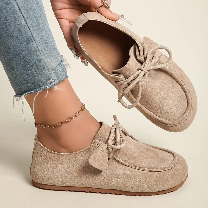 Women's Soft Lace-Up Loafers