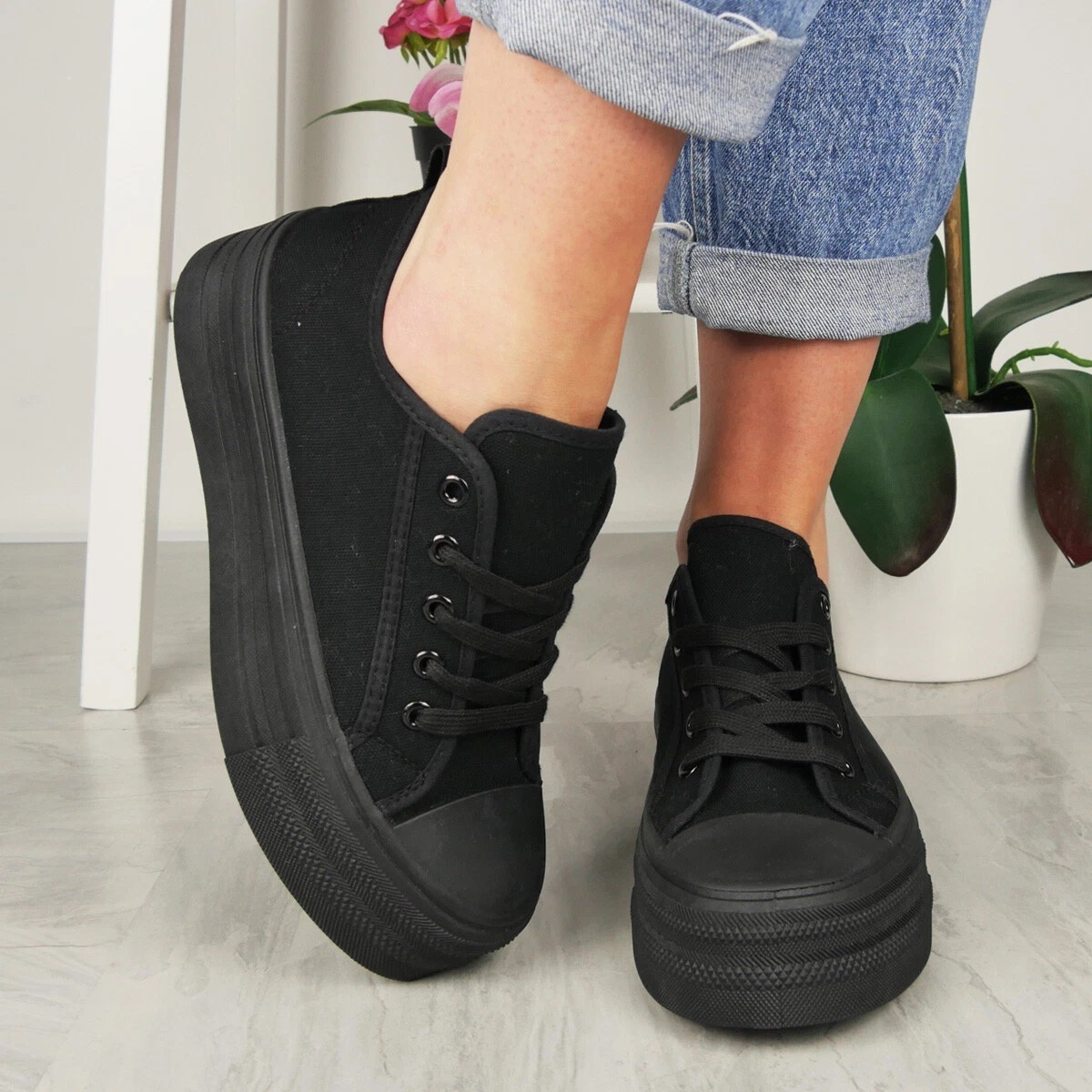 Women's Platform High Heel Gym Pumps