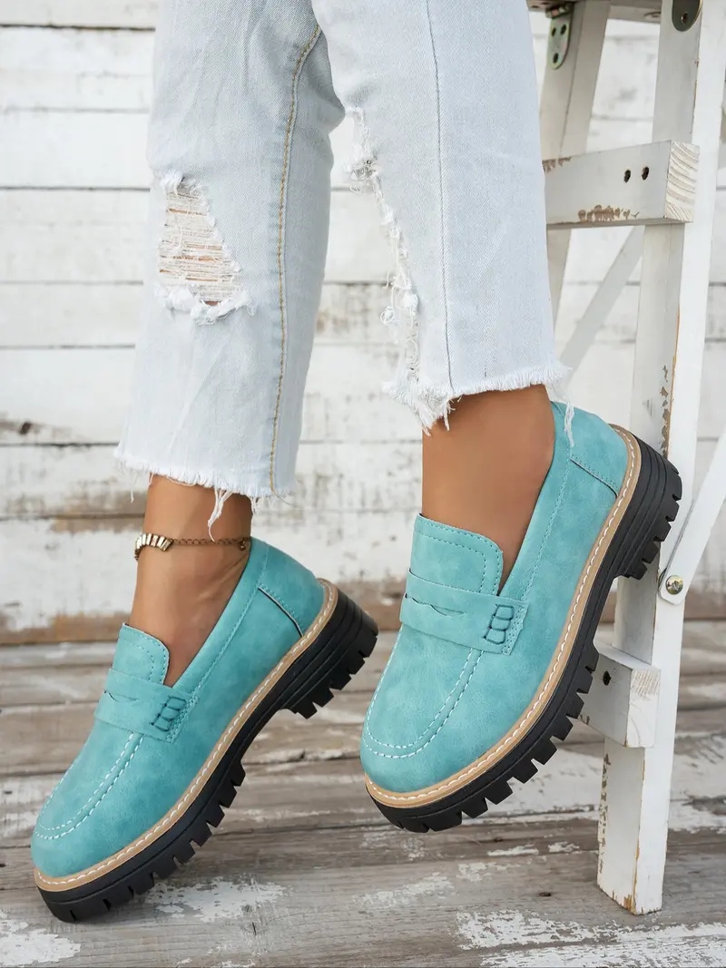 Women's Thick Sole Modern Loafers