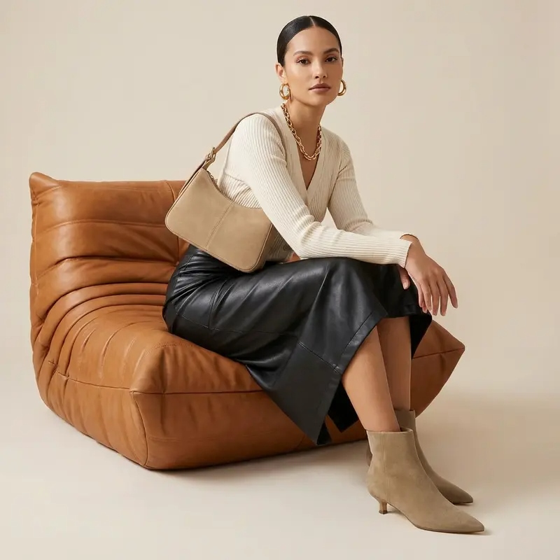 Women's Soft Vegan Dressy Ankle Boots