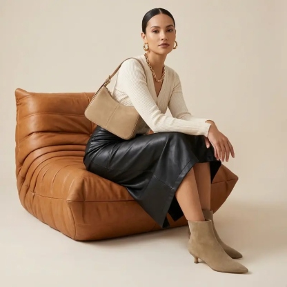 Women's Soft Vegan Dressy Ankle Boots
