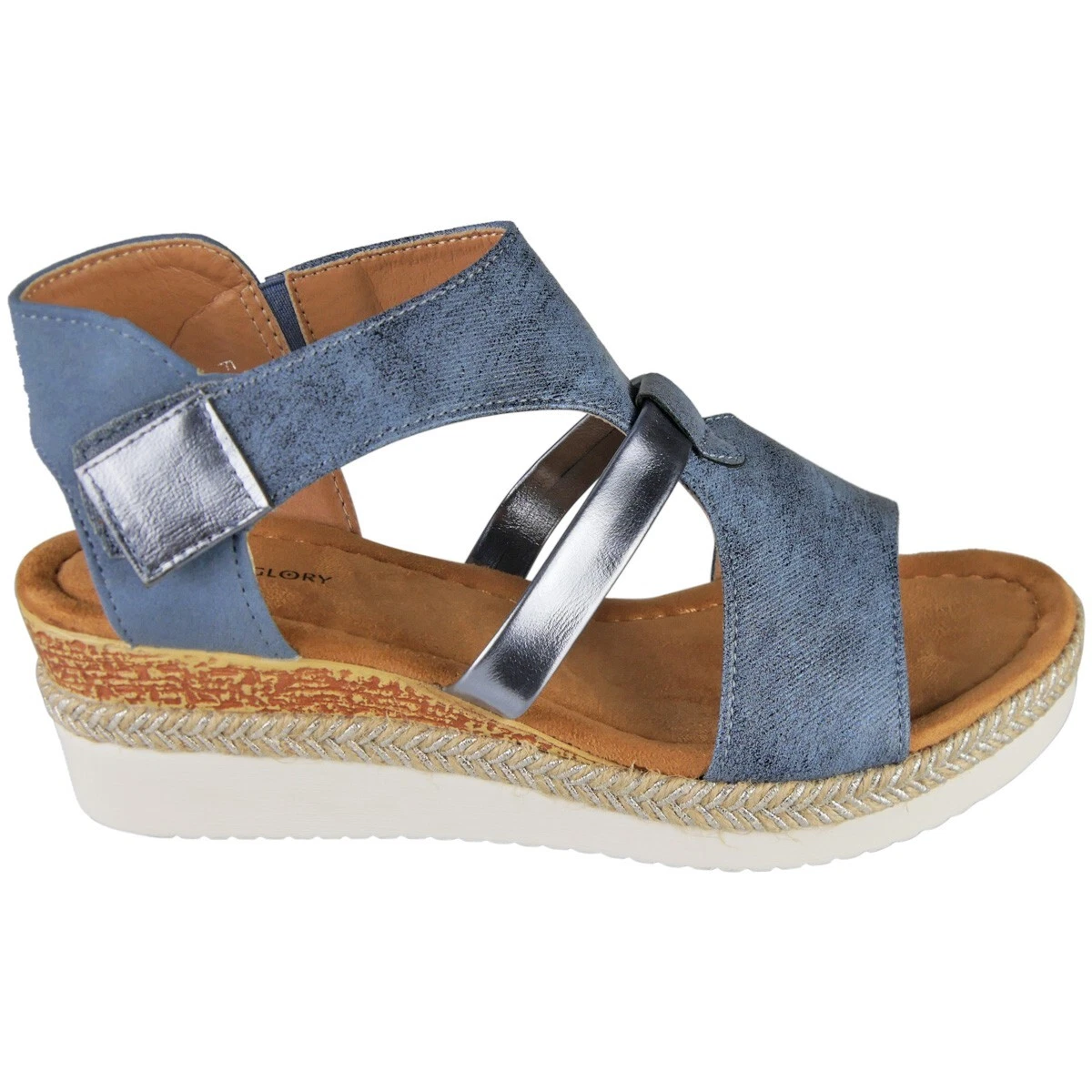 Women's Suede Comfort Wedge Sandals