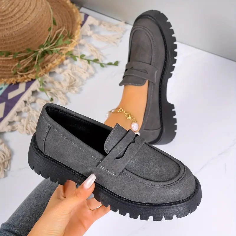 Women's Fabric Lining Loafers