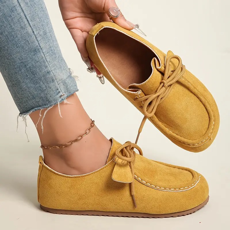 Women's Soft Lace-Up Loafers