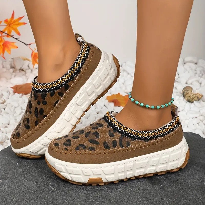 Women's Slip-On Moccasin Platform Shoes