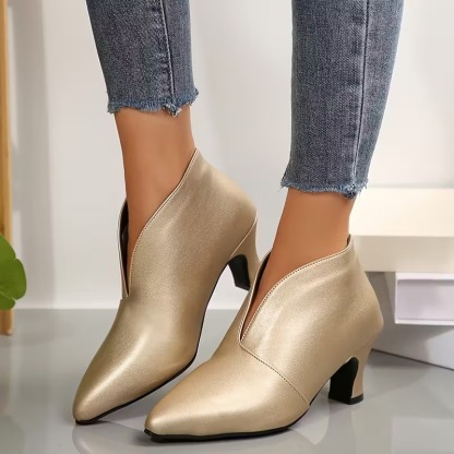 Women's Elegant Sophisticated Ankle Boots