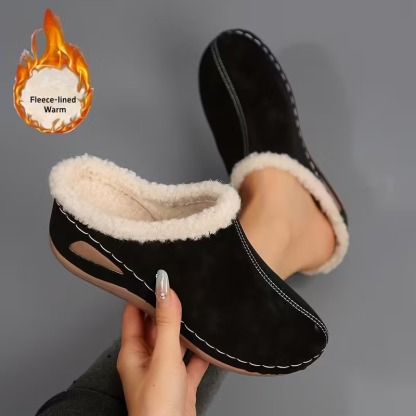 Women's Cozy Fleece Lined Slip-On Loafers