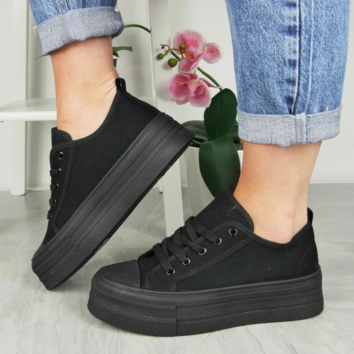 Women's Platform High Heel Gym Pumps