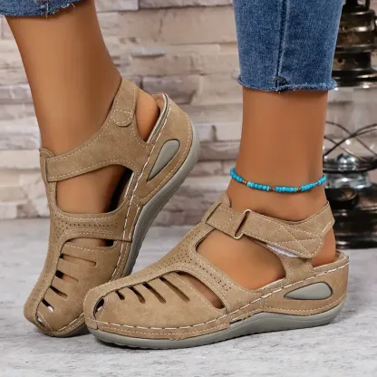 Arch Support Wide Toe Box Closed Toe Sandals