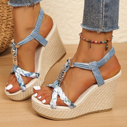 Women's Stylish Bohemian Wedge Sandals