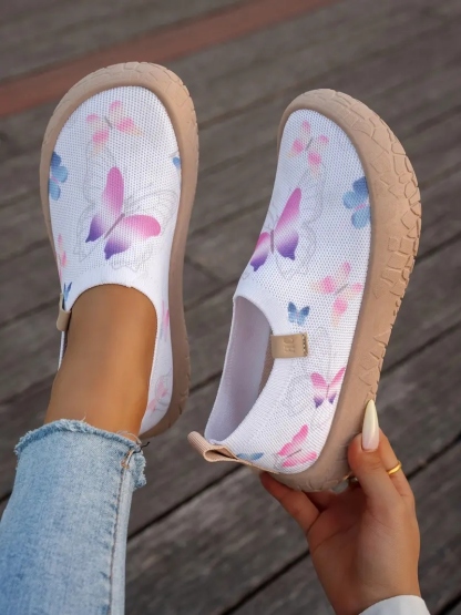 Women's Flyknit Breathable Slip-On Shoes