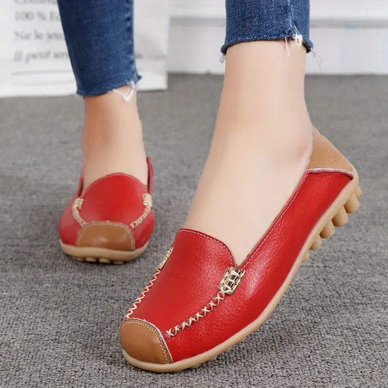 Leather Low Top Casual Shoes