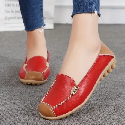 Leather Low Top Casual Shoes