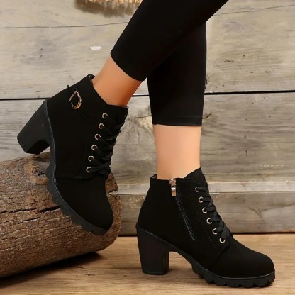 Women's Retro Chic Ankle Boots