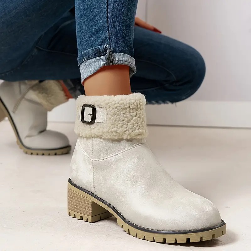 Comfy Lining Warm Ankle Boots