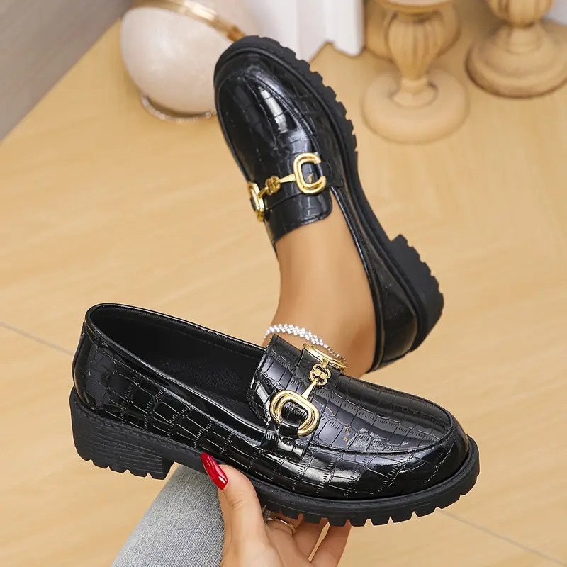 Women's Buckle Slip-on Loafers