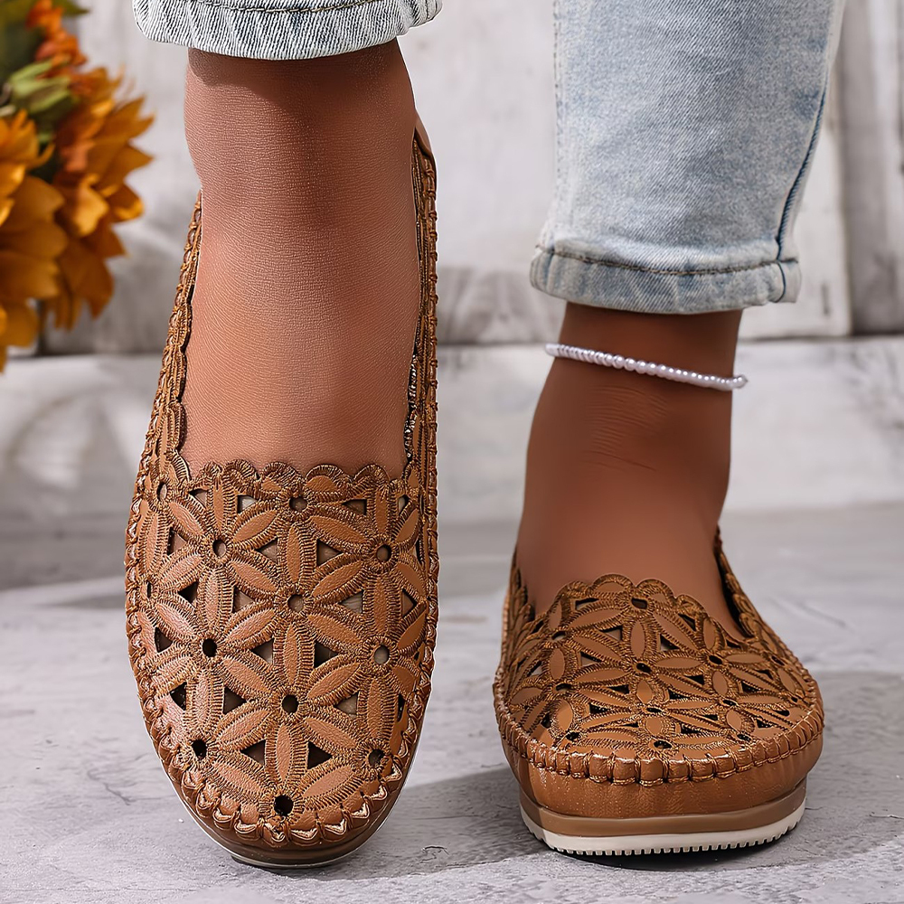 Women's Trendy Hollow Loafers