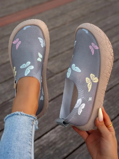 Women's Flyknit Breathable Slip-On Shoes