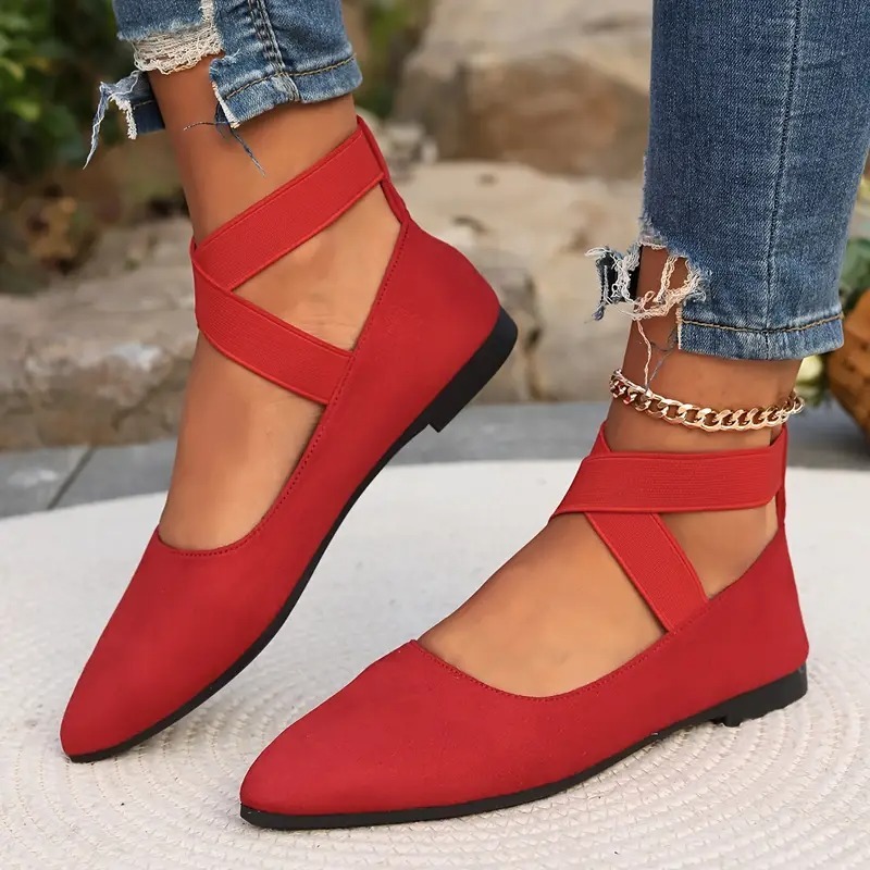 Women's Solid Color Trendy Flats