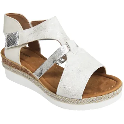Women's Suede Comfort Wedge Sandals