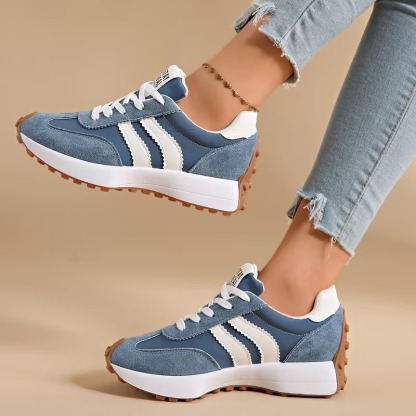 Women's Chunky Striped Athletic Shoes