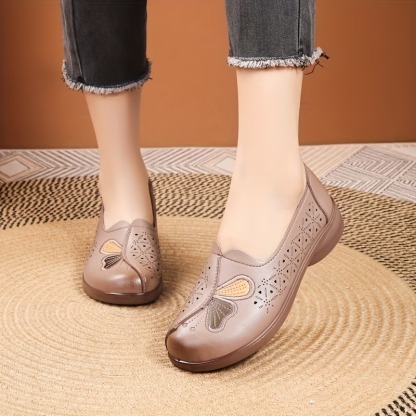 Women's Faux Leather Mom Shoes