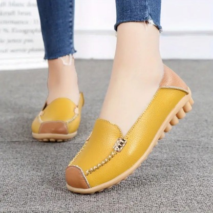 Leather Low Top Casual Shoes