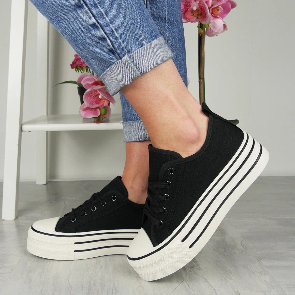 Women's Platform High Heel Gym Pumps