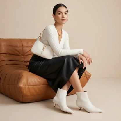 Women's Soft Vegan Dressy Ankle Boots