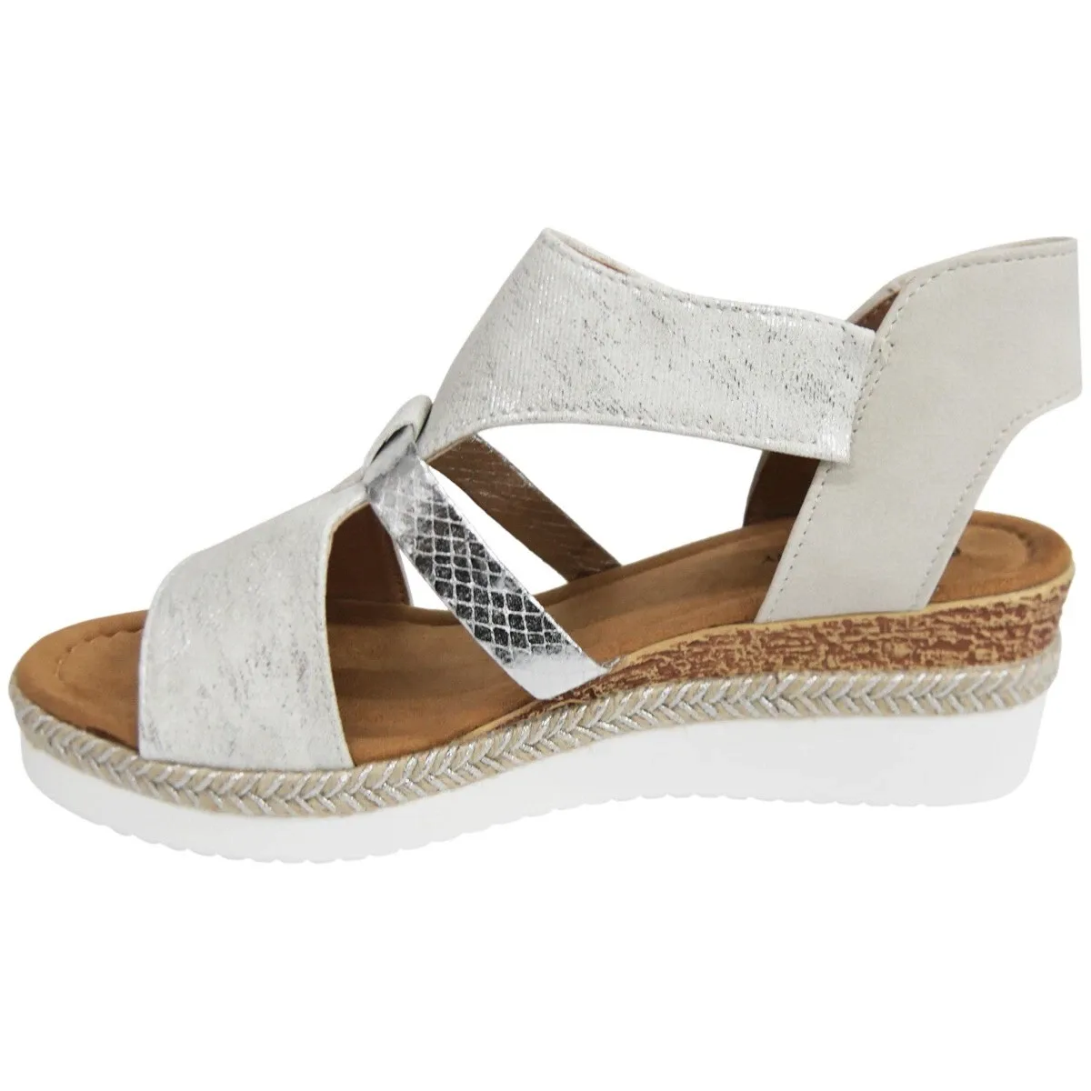 Women's Suede Comfort Wedge Sandals