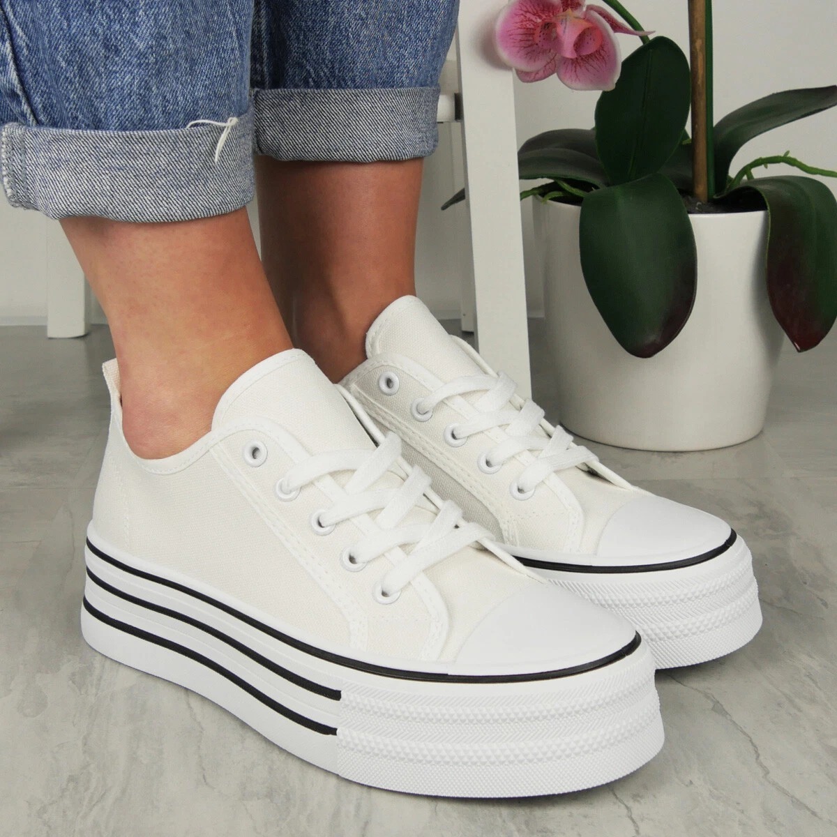 Women's Platform High Heel Gym Pumps