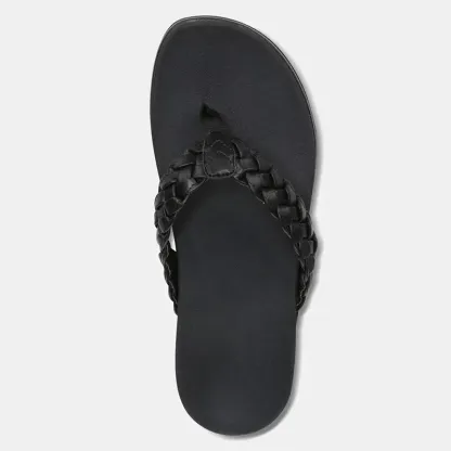 Women's Braided Platform Flip-Flops