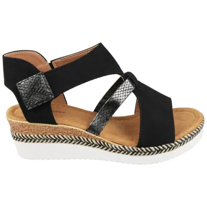 Women's Suede Comfort Wedge Sandals