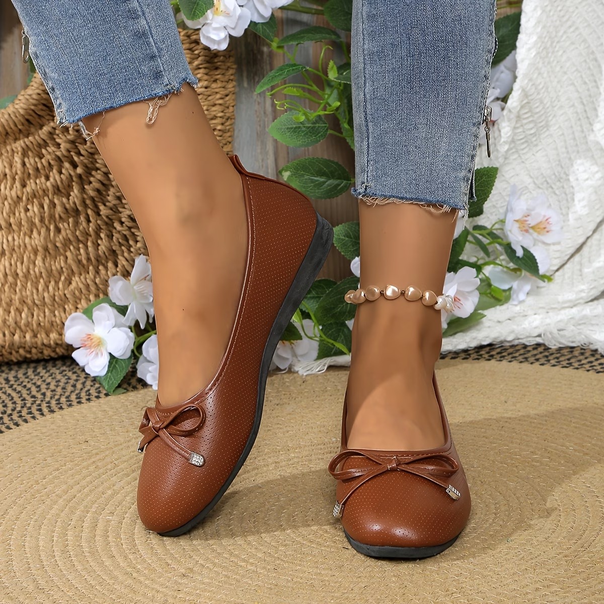 Women's Elegant Bowknot Mary Jane Shoes