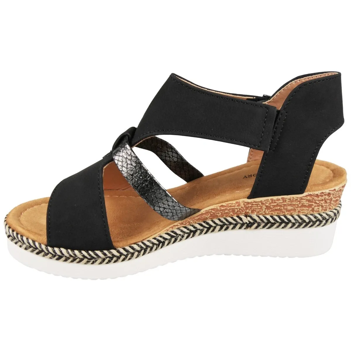 Women's Suede Comfort Wedge Sandals