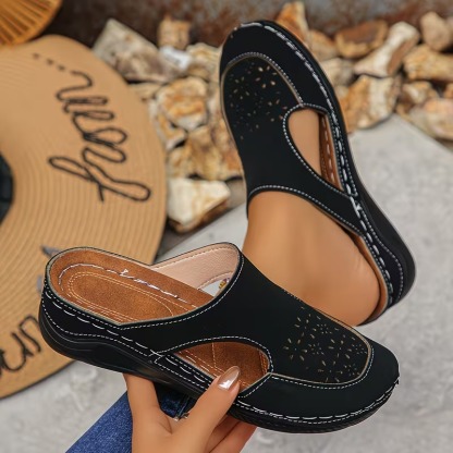 Women's Handmade Openwork Mules