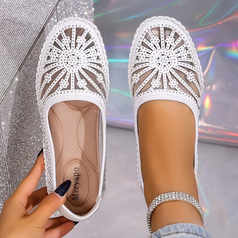 Women's Mesh Lining Soft Flat Loafers