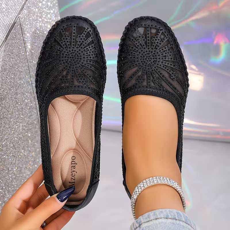 Women's Mesh Lining Soft Flat Loafers