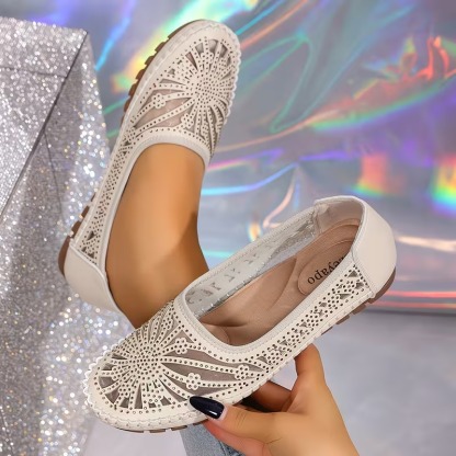 Women's Mesh Lining Soft Flat Loafers