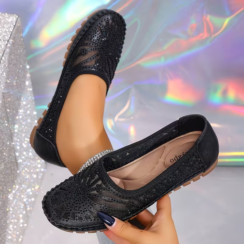 Women's Mesh Lining Soft Flat Loafers