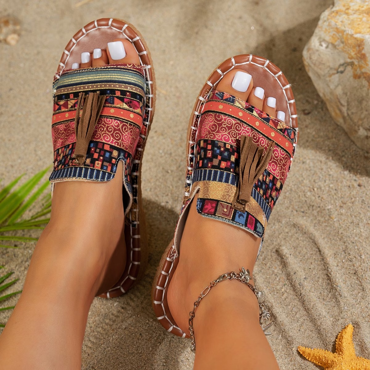 Women's Ethnic Bohemian Slippers