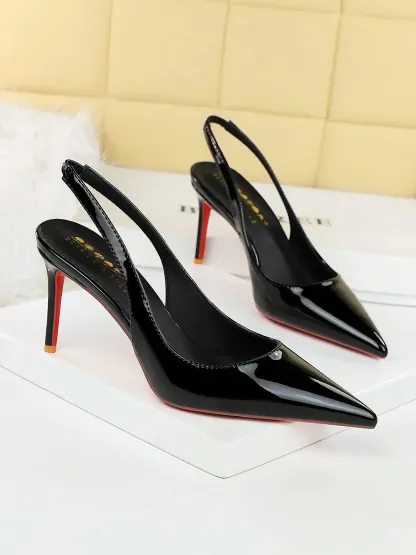 Women's Sexy PU Leather High Heels