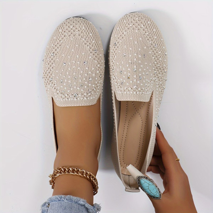 Women's Rhinestone Flat Shoes